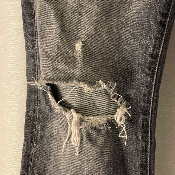 mother denim the insider crop step chew, pedal to the metal destroyed, Size 27 - Picture 16 of 16